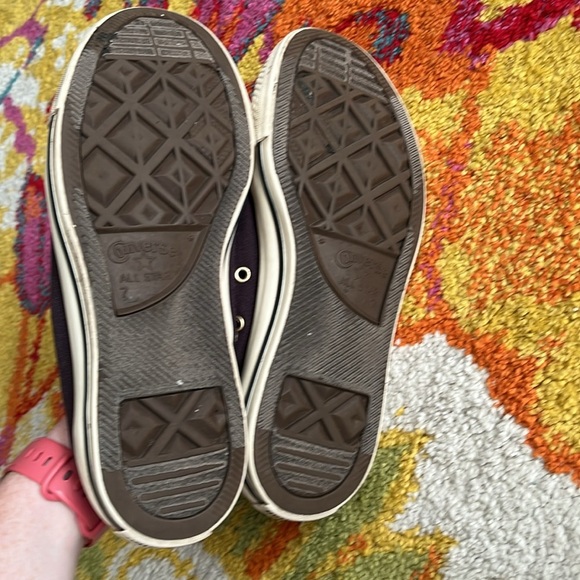 EUC WOMENS SIZE 9 CONVERSE DOUBLE TONGUE SHOES - Picture 8 of 9